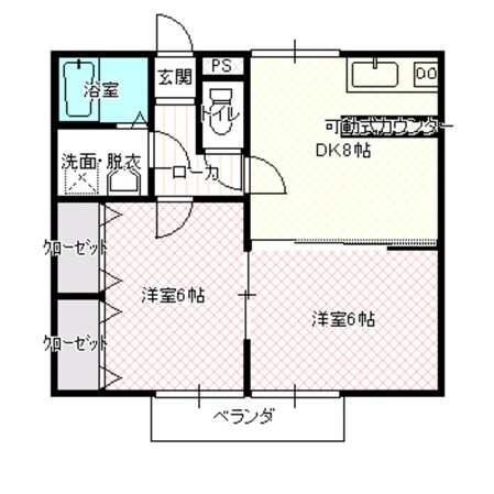 パールハイツの物件間取画像